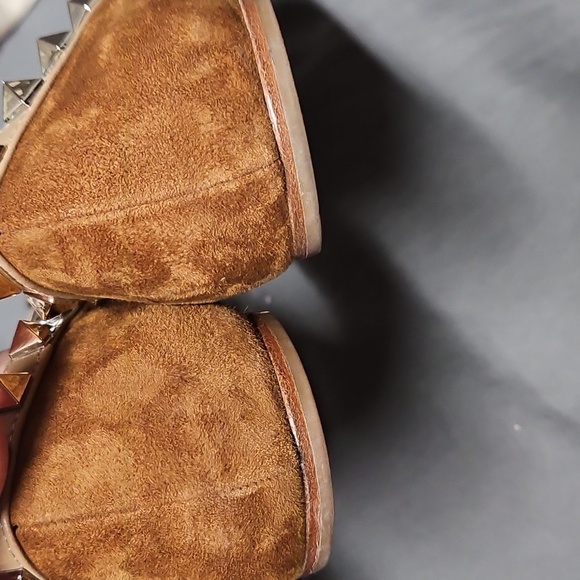Valentino Women's Tan Studded Flats - Picture 12 of 12